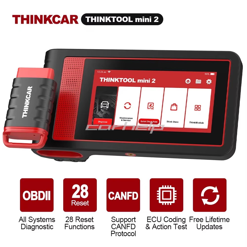 跨境THINKTOOL mini2 OBD Diagnostic lifetime free + 28 Resets