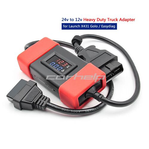 现货批发 24V to 12V Heavy Duty Truck Adapter for Launch X431