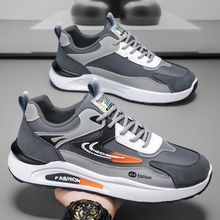 男鞋 休闲跑步鞋 秋冬新款 皮面老爹运动鞋 男士 官方品牌撤柜清仓断码