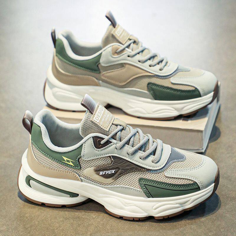 官方品牌撤柜清仓断码捡漏男鞋2025新款网面透气跑步运动休闲鞋男