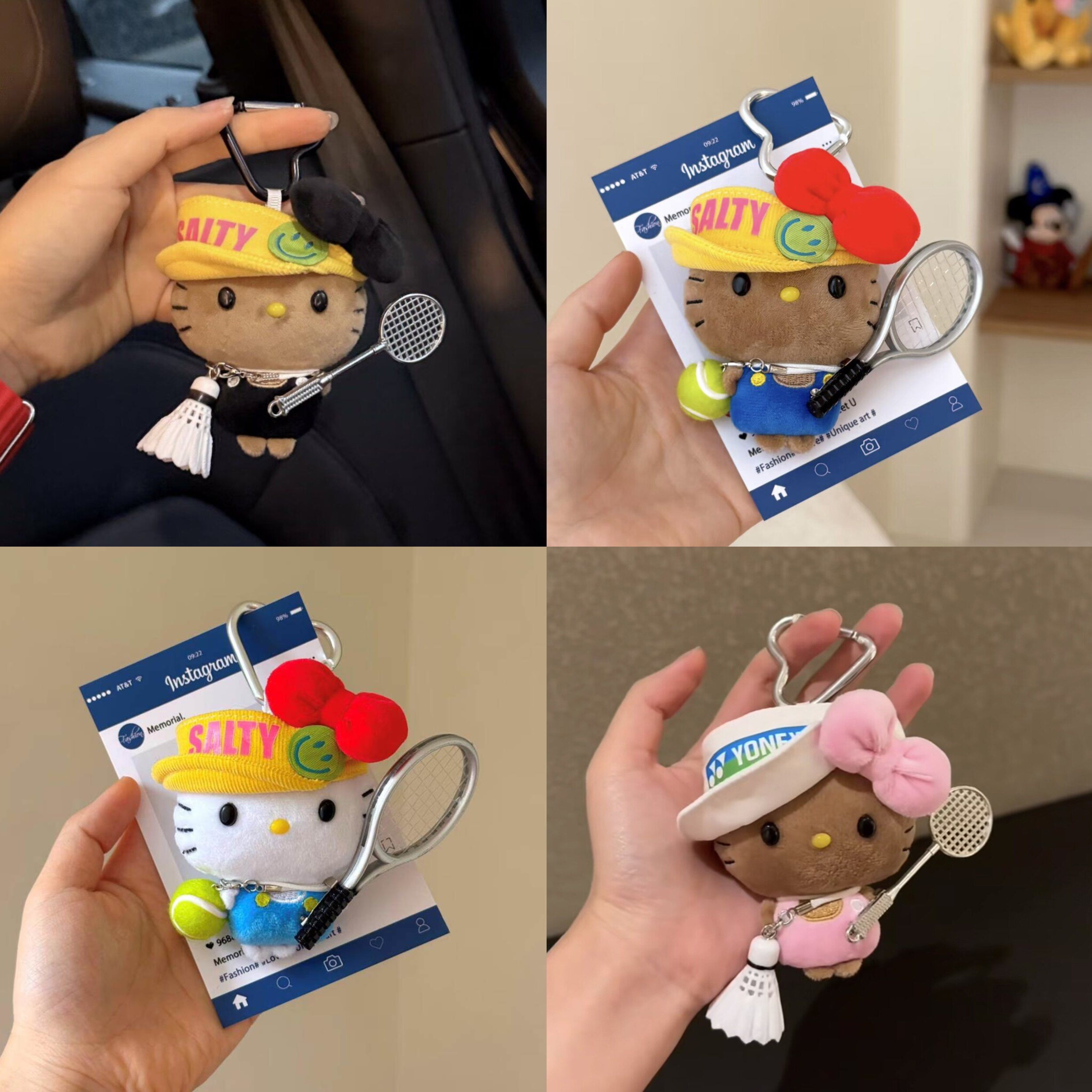 日本kitty网球羽毛球豆豆眼包挂