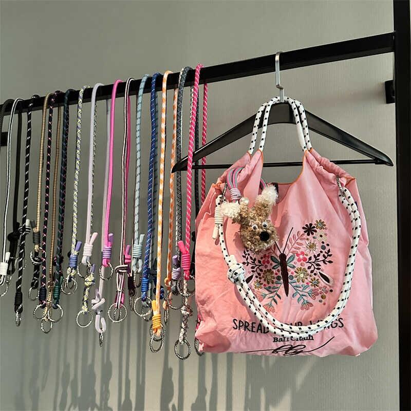 日本代购ball chain包包带编织斜挎肩带通用包包双扣单肩延长背带