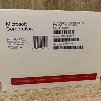 Win/server2019/2016/2022标准版/数据中心SQL2022/16/2019数据库