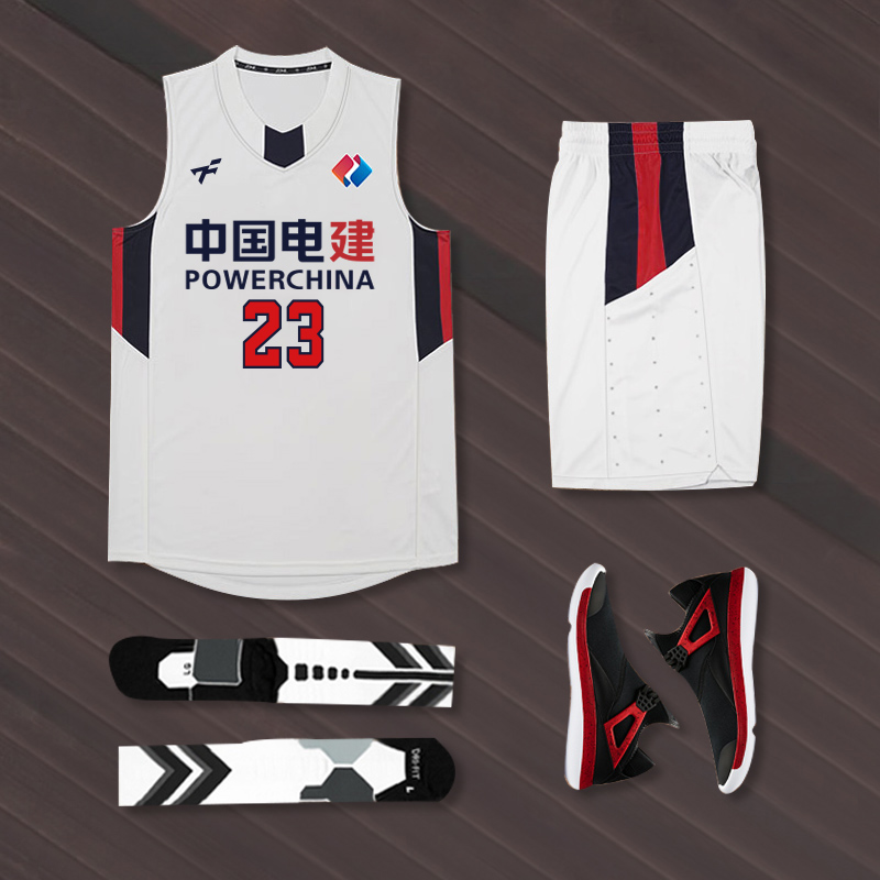 高品质篮球服套装男定制比赛队服透气速干服公司单位球衣订做印字