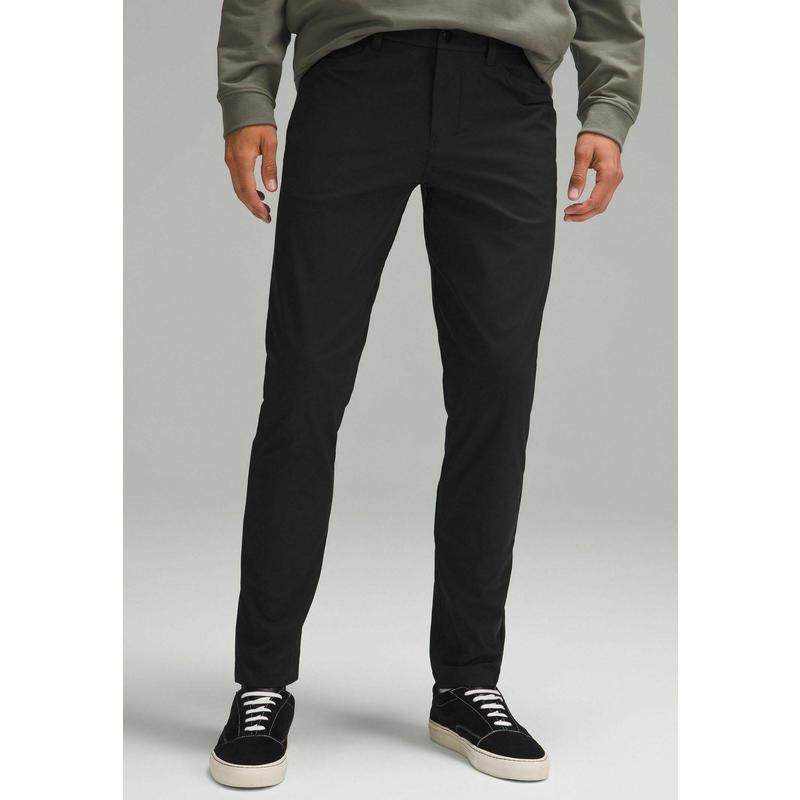 代购lululemon露露乐蒙男士训练健身裤透气快干隐藏门襟