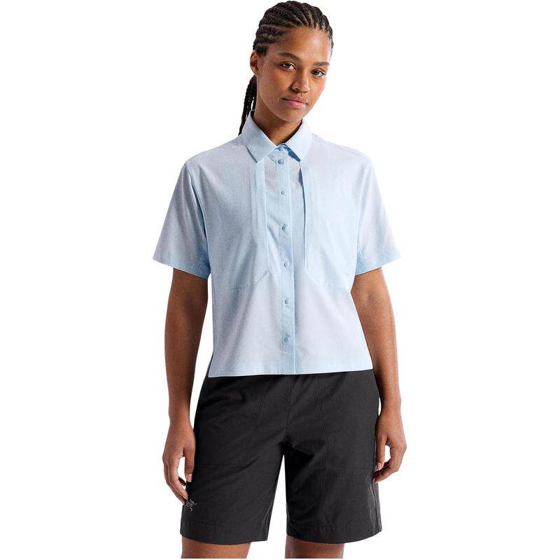 代购ARCTERYX始祖鸟女士POLO防晒速干轻盈透气户外徒步衬衫