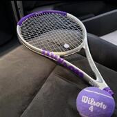 100L Clash V2威尔胜网球拍银紫色定制拍专业比赛训练 WILSON 代购