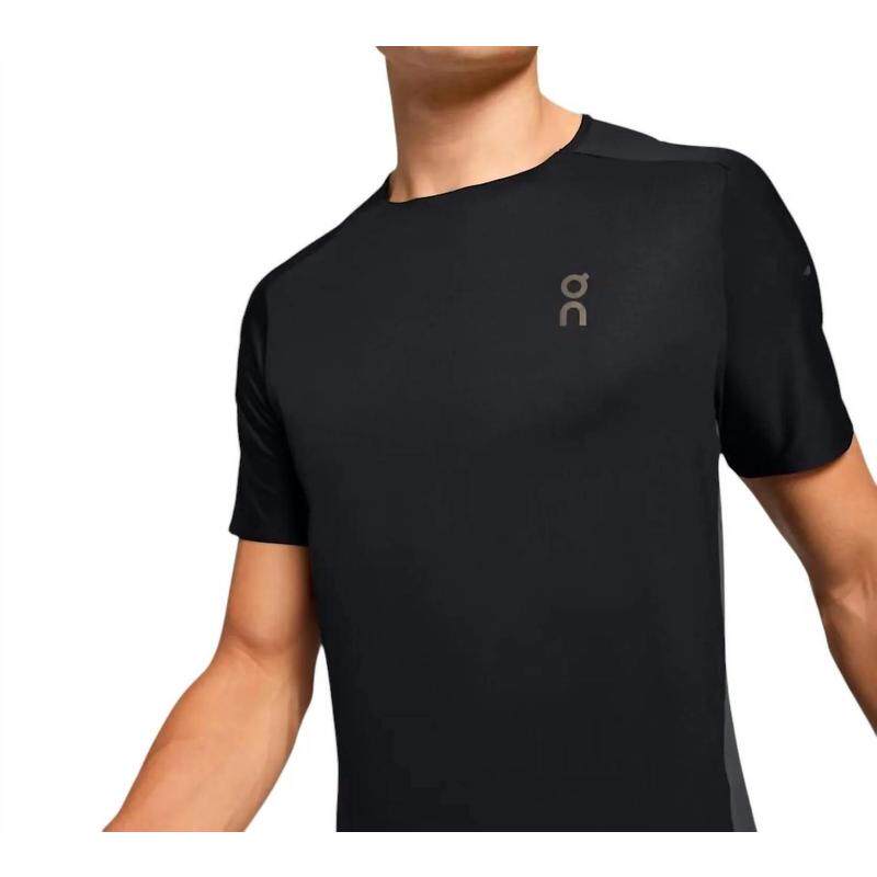 代购ON昂跑男士T恤透气速干黑色短袖夏季运动爆款休闲