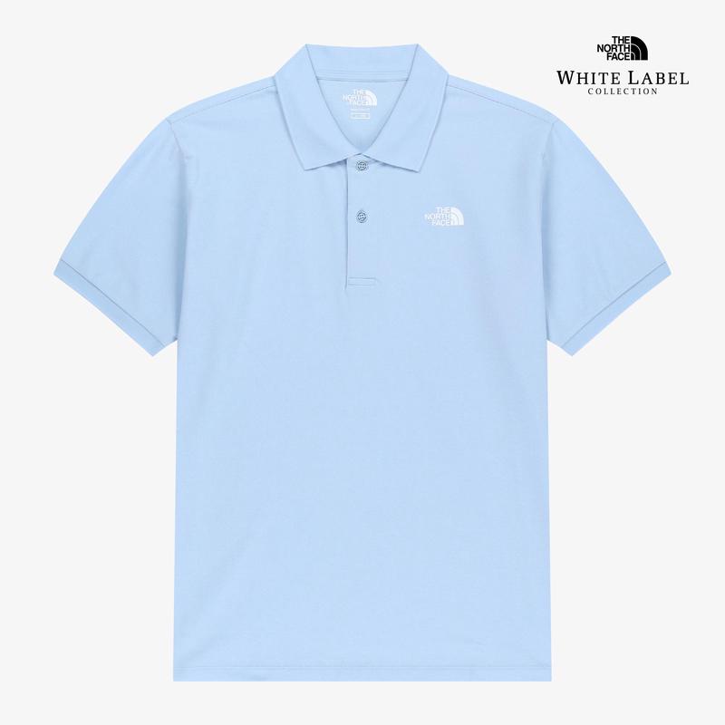 日本代购THE NORTH FACE/北面男女运动T恤透气吸汗翻领短袖