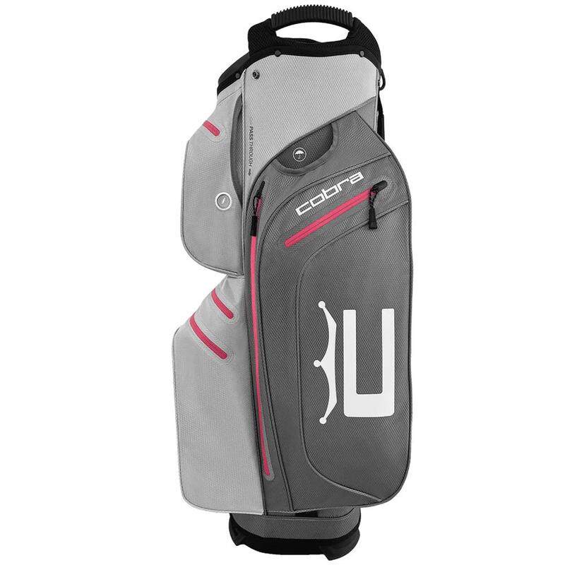代购Cobra男女高尔夫球包防泼水大容量可拉杆耐磨灰色防水轻便