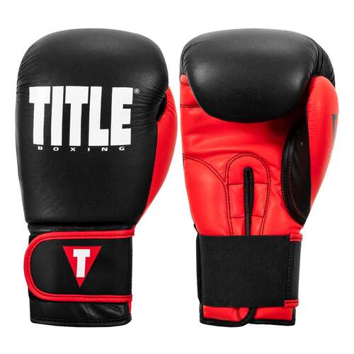 海外代购Title Boxing男女拳击手套防滑腕带减震防护全皮面