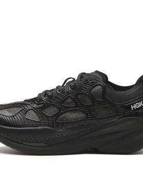 代购Hoka OneOne男女跑鞋缓震性能能量回馈轻量支撑高回弹黑色
