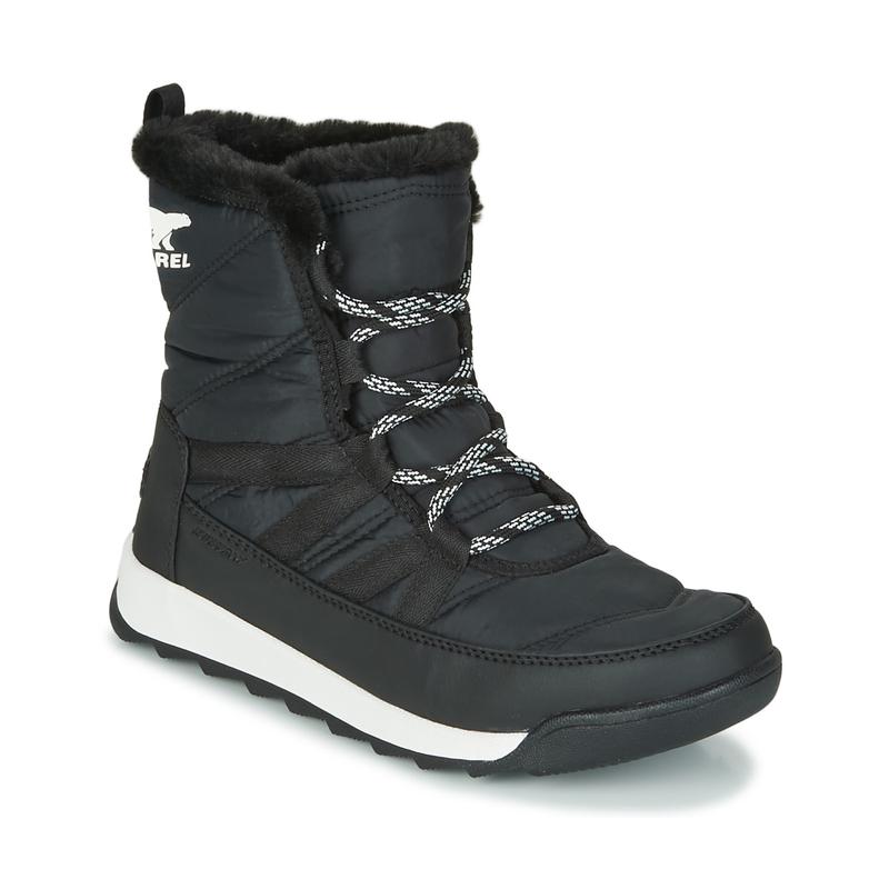 SOREL女士雪地靴防水保暖防滑舒适系带短筒织物鞋面橡胶外底冬季