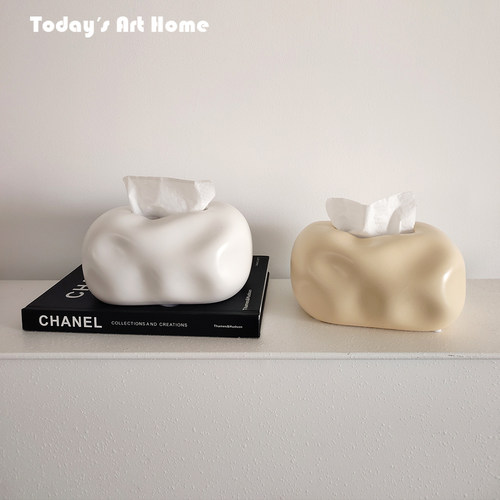 法式极简纸巾盒高颜值餐巾盒