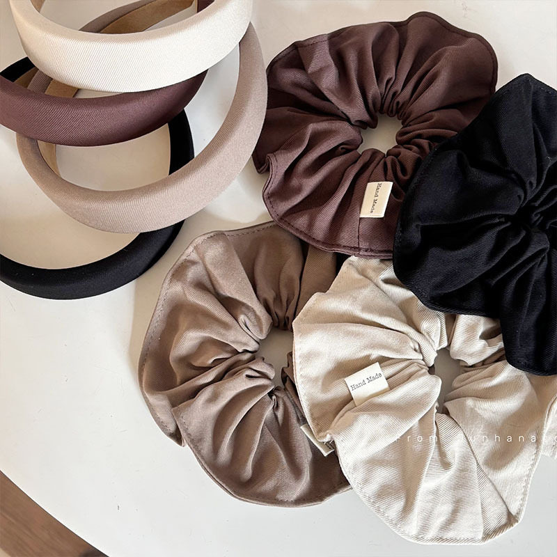 奶茶色系大肠发圈低马尾头绳艺气质简约头箍发箍头绳发饰女,饰品/流行首饰/时尚饰品新,发饰,淘宝优惠券,粉丝福利购,淘宝优惠卷