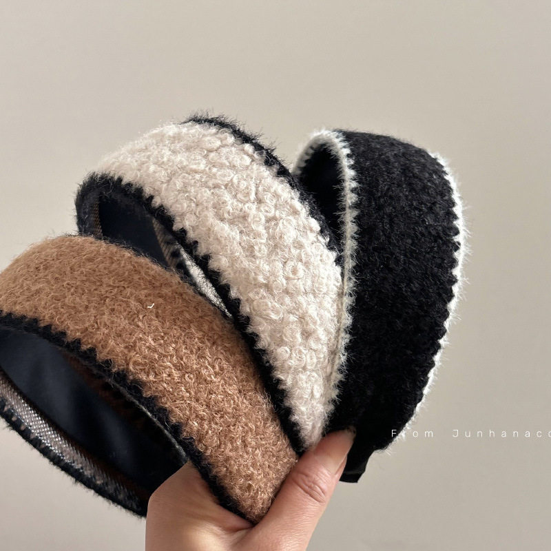 奶油卷毛撞色毛绒发卡发箍女新款高端宽边头箍气质发饰,饰品/流行首饰/时尚饰品新,发饰,淘宝优惠券,粉丝福利购,淘宝优惠卷