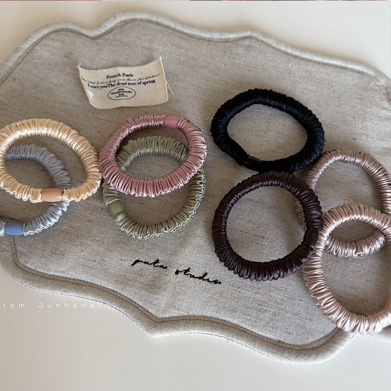 法式日常基础高弹力质感无缝冰丝面膜大肠发圈气质纯色头绳发饰,饰品/流行首饰/时尚饰品新,发饰,淘宝优惠券,粉丝福利购,淘宝优惠卷
