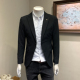 西服英伦伴郎主持人通勤商务休闲西装 Guzai 修身 韩版 男外套潮 男士