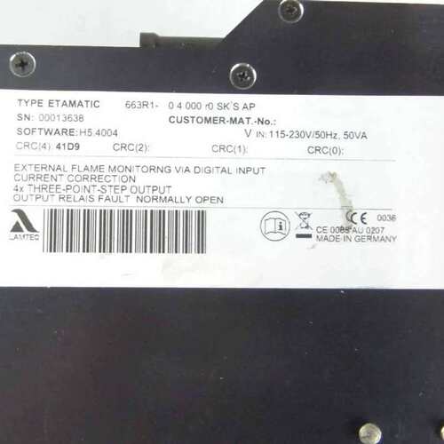 议价SAAE Etamatic器控制器663R1-0 4