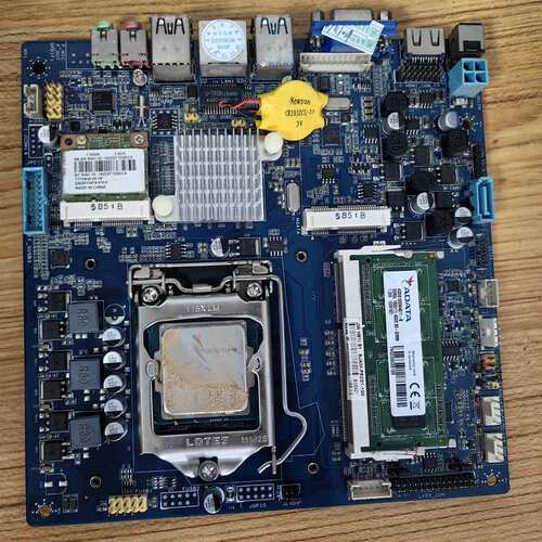 议价拆机JW H81I-S1 工控银机主板