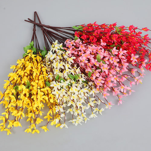 迎春花仿真花假花客厅装饰跳舞兰