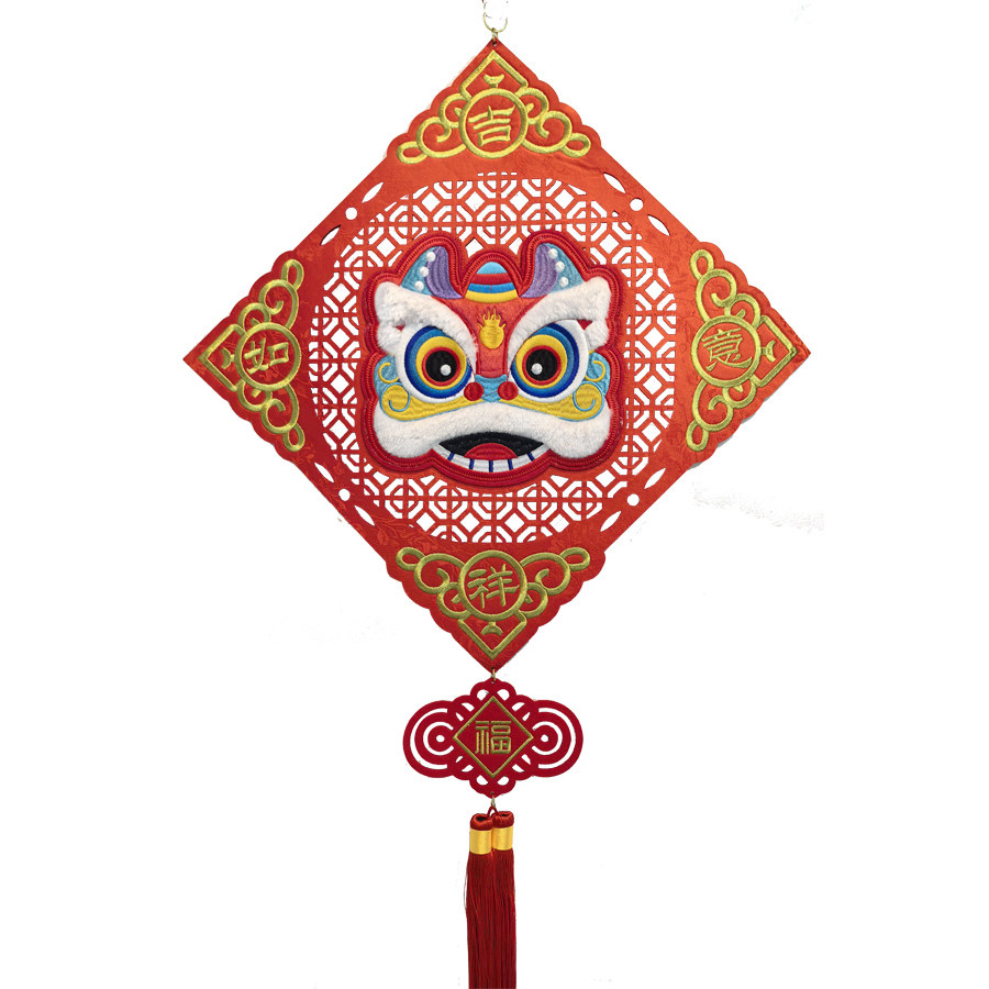 2026新年刺绣福字贴厅福字大门福字贴高端大气福字贴直径高95厘米