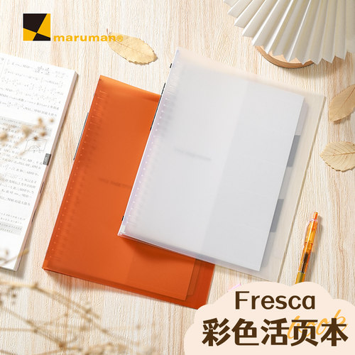 满乐文简约透明活页本