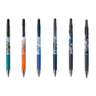 【24年新品】日本pilot百乐juice up墨水之旅联名小伊洛插画限定款中性笔ST头黑色按动水笔0.5mm学生用黑笔