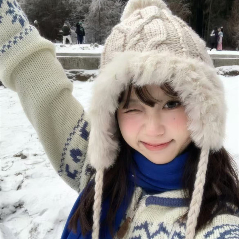 东北哈尔滨旅游推荐~兔毛雷锋帽