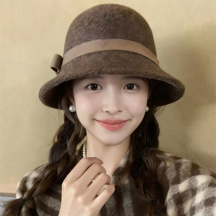 民国千金范丨羊毛织就雅致丨礼帽