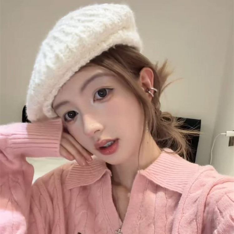 温柔系穿搭丨秋冬氛围感贝雷帽女