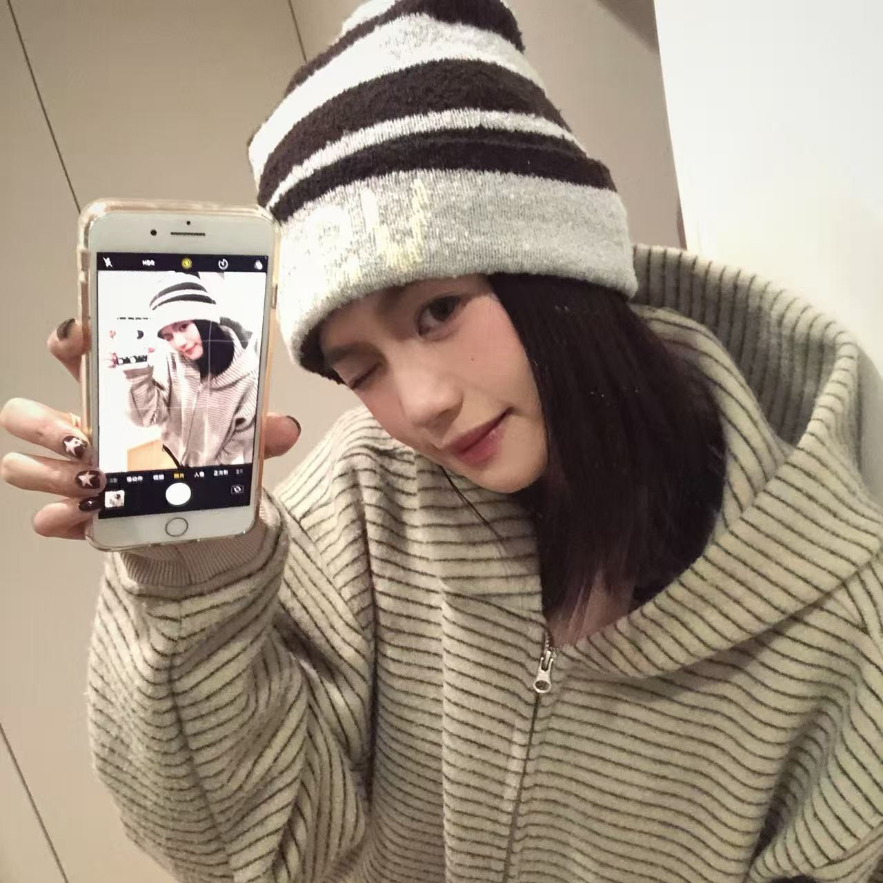 条纹定调丨刺绣点睛丨潮牌毛线帽