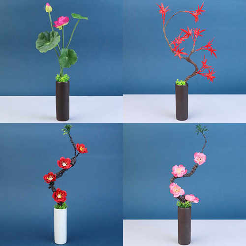 创意菜品围边盘饰餐厅酒店花草