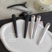 简约无痕鸭嘴夹化妆师专用鳄鱼夹少女刘海夹侧边夹后脑碎发卡头饰