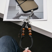 里面LM｜串珠双扣手腕挂绳清新复古手工定制日常便携防丢失百搭