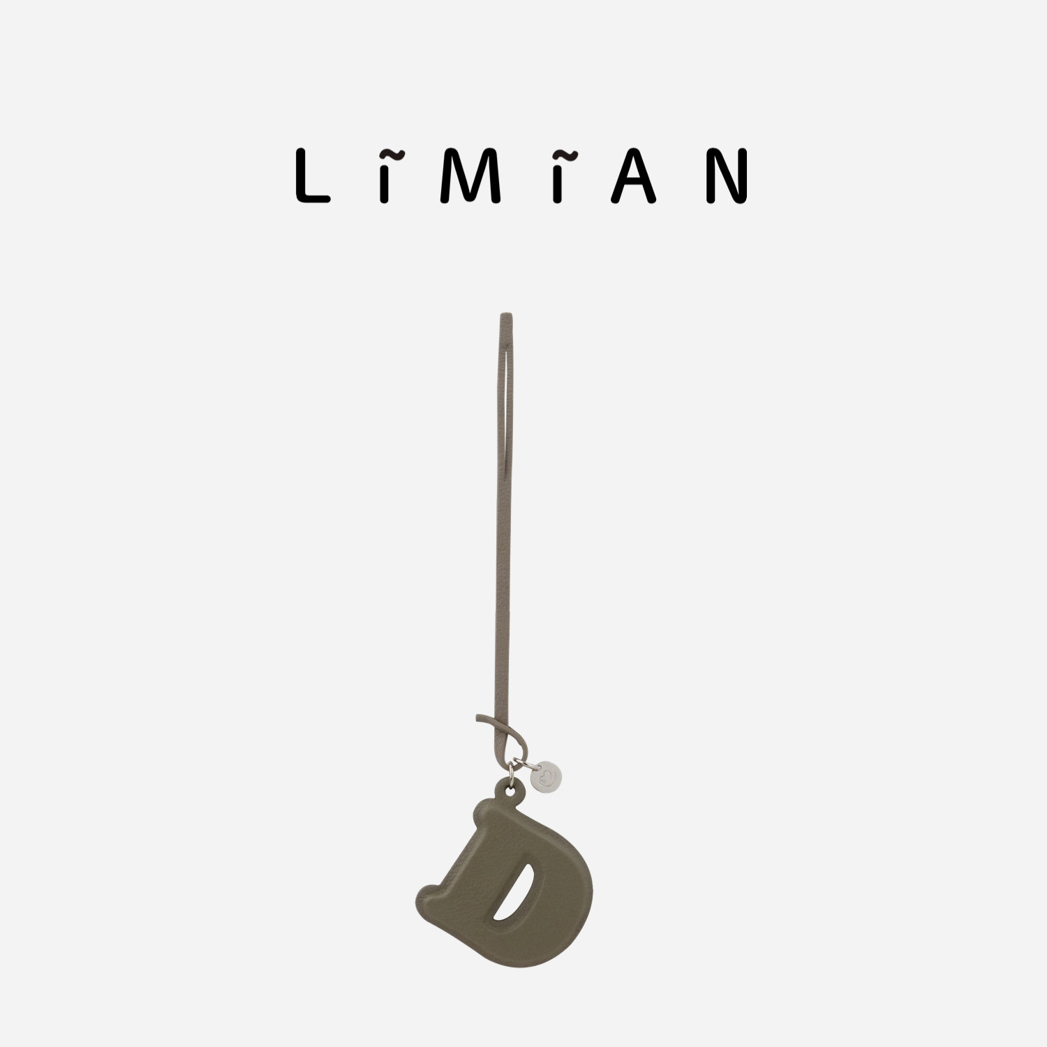 里面LM｜新款字母挂绳纯手工真皮定制简约情侣创意生日礼物包挂件图片