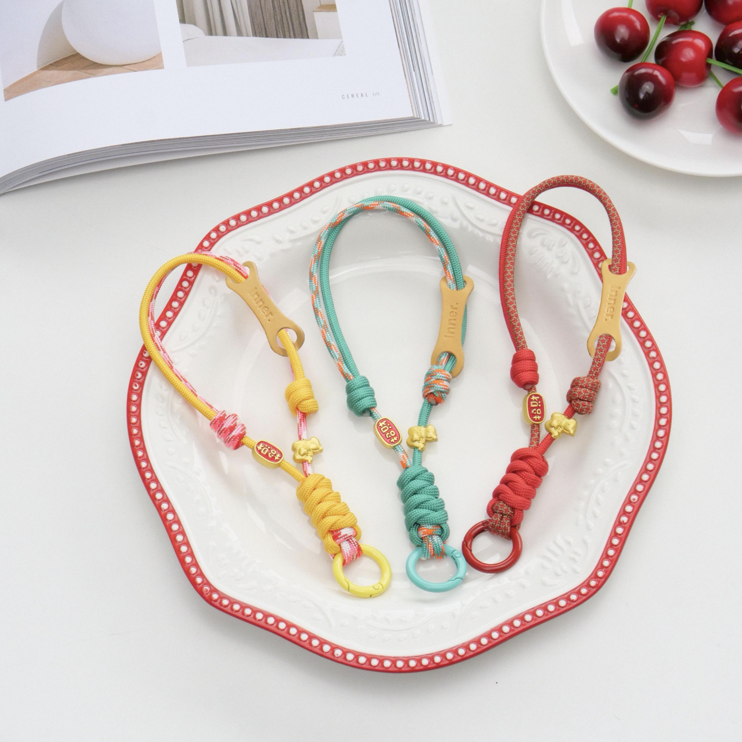 里面LM｜招财手腕挂绳秋冬清新治愈手工日常便携失百搭,3C数码配件,手机挂件/手机链,淘宝优惠券,粉丝福利购,淘宝优惠卷