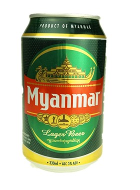 缅甸Myanmar进口精酿缅甸缅玛啤酒330ML*24拉罐整箱包邮快递