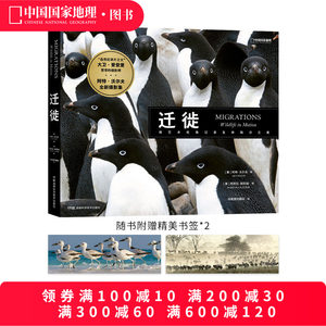 迁徙 用艺术视角记录生命跋涉之美 中国国家地理 摄影画册摄影集大卫·爱登堡 阿特·沃尔夫 珍·古道尔