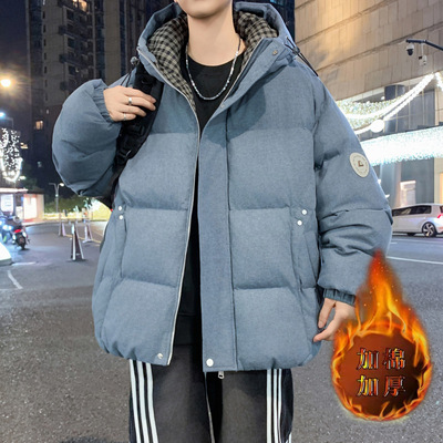 2025新款冬天棉服男款冬装青少年加厚棉袄初中高中学生棉衣男外套