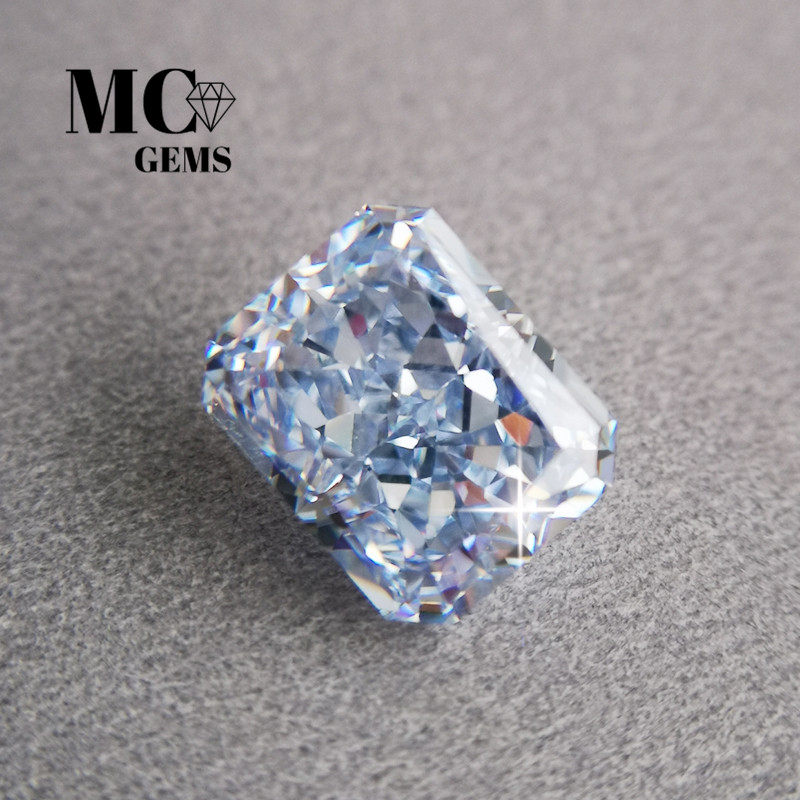 冰蓝宝石裸石冰花切割碎花宝石雷迪恩切割ins潮品戒指戒面裸石