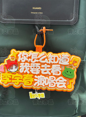 李宇春演唱会应援不织布包挂件