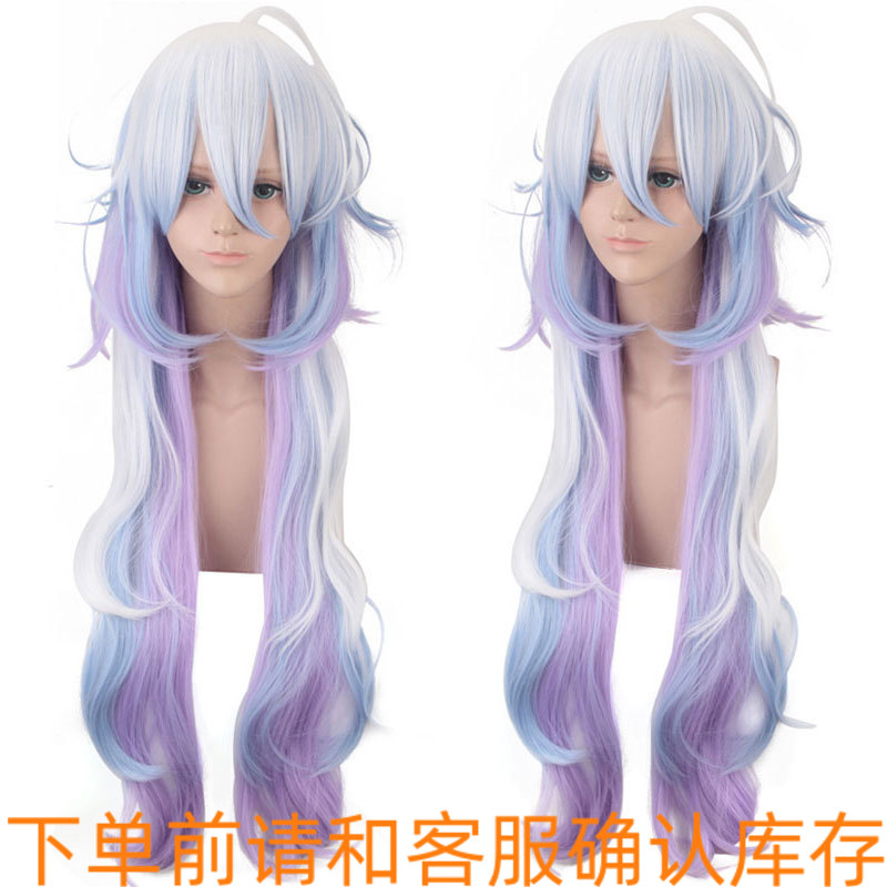 银白色长卷发原宿假毛