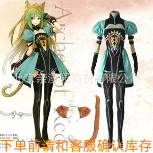 Fate/Apocrypha阿塔兰忒cosplay衣服装上衣裙子+假发假毛耳朵尾巴