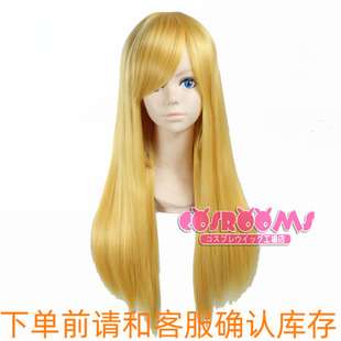 高坂桐乃幻夜长安贺兰八云紫神无月巫女姬子cos假发 金色长发假毛