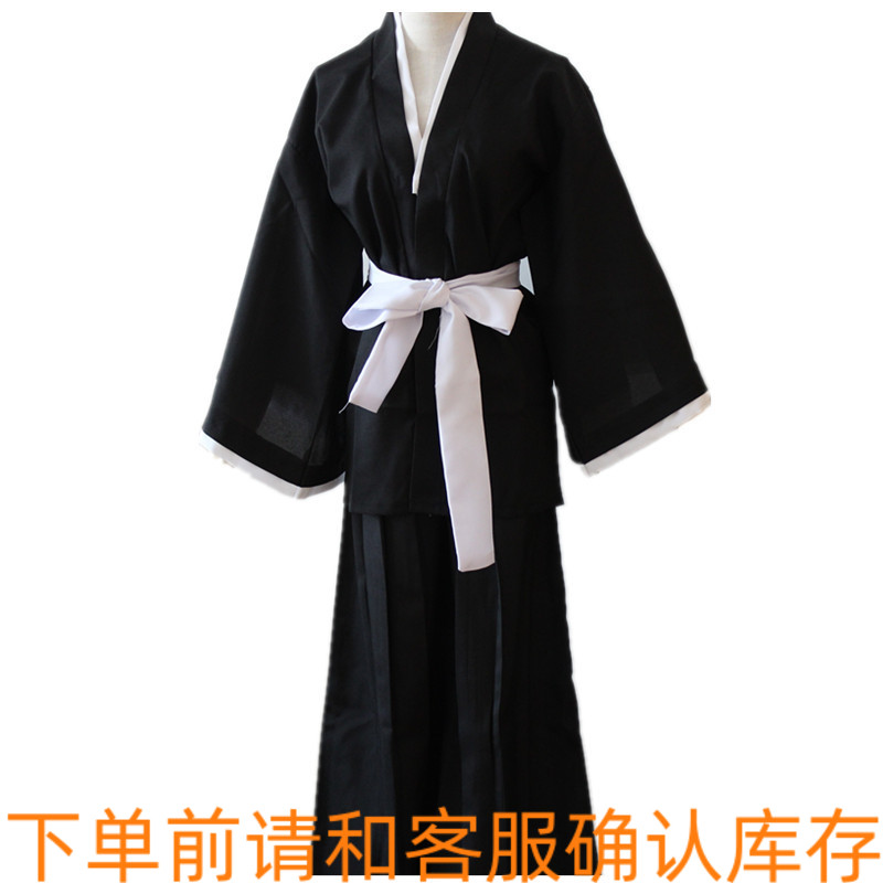 死神死霸装黑色白色袍子表演出cosplay衣服装剑道服 队长羽织现货