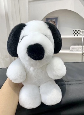 可爱獭兔毛大公仔书包挂饰