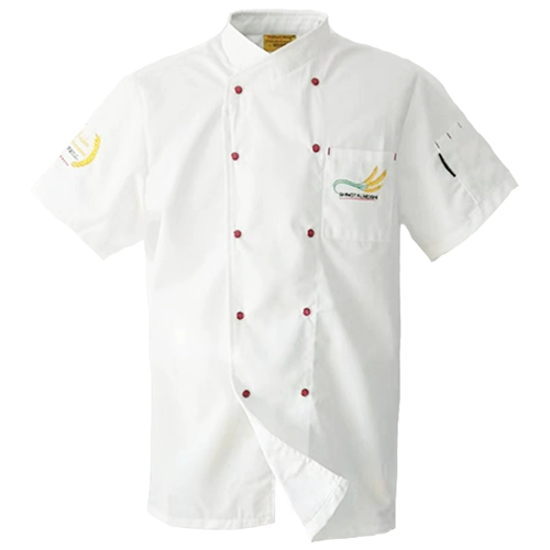 Шеф -повара Рабочая одежда для мужчин в летнем дышащем Thin Hotel Restaurant Restaurant Hotel Back Кухня шеф -повар