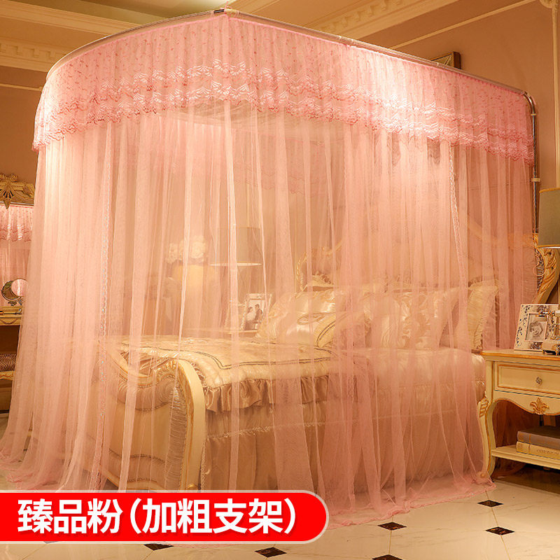 201915米12米便携帘带蚊帐家用一门开四面连体可调大人卧室两用u.