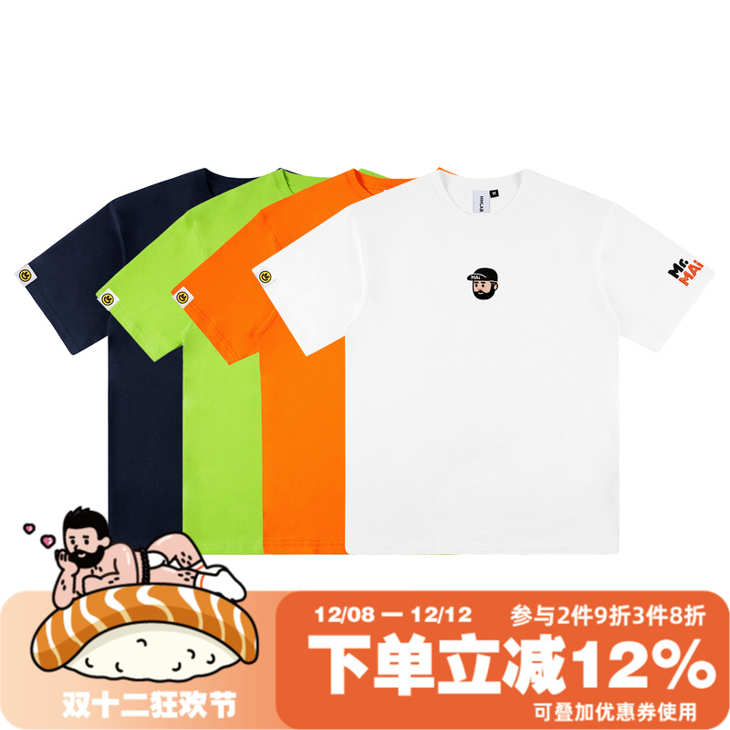 MMLABCREW戴帽MR.MAI圆领短袖